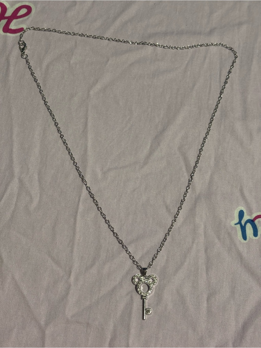 Micky Mouse key necklace